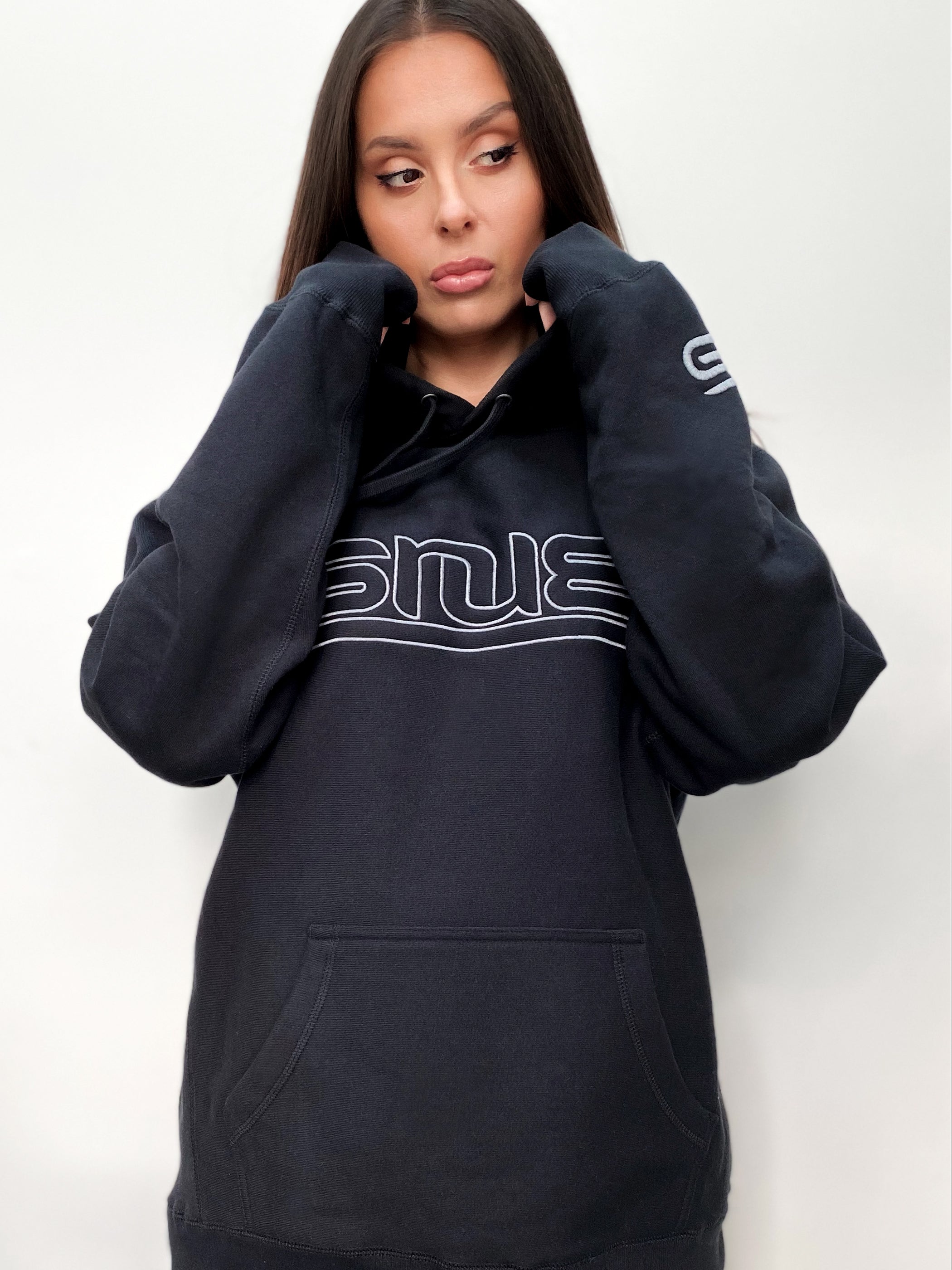 Snug Classic Logo Black Hoodie Snug Industries